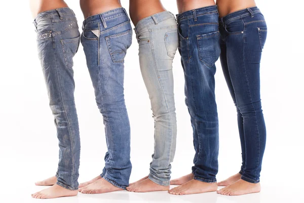 Grupo de jeans — Fotografia de Stock