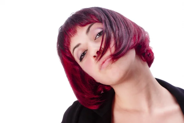 Retrato com cabelo vermelho — Fotografia de Stock