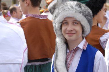 Kiev, Ukrayna - 24 Ağustos 2013 - indipendence gün