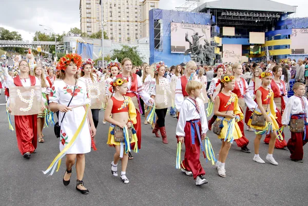 Київ, Україна - 24 серпня 2013 - indipendence день — стокове фото