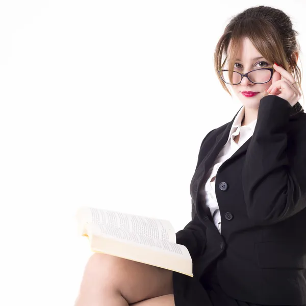 Teacher or business woman — Stock Photo, Image