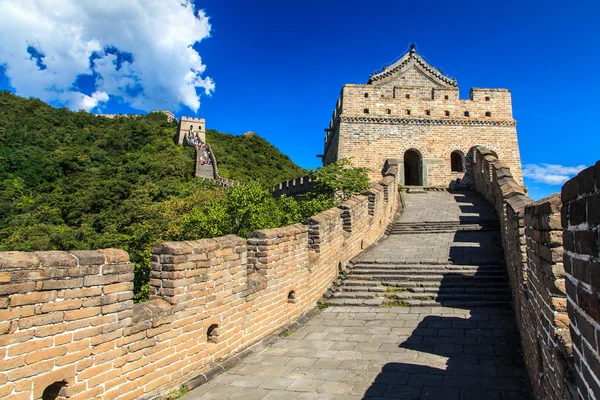 Torre sul grande muro della Cina — Foto Stock