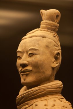 Terracotta warrior yakın çekim