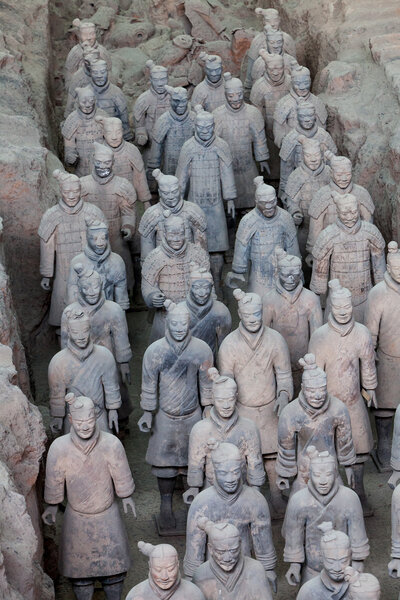 Терракотовые воины в деталях
