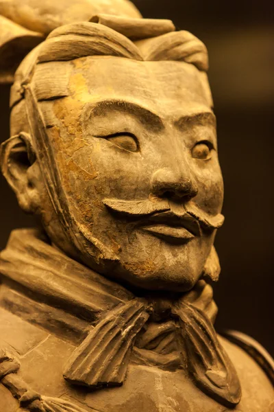 Terracotta warrior in close up — Stock Photo, Image