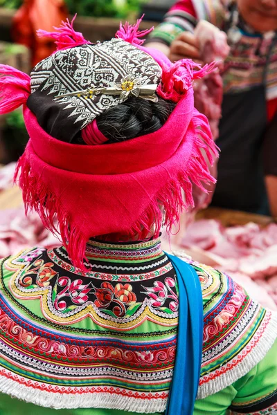 中国传统手工纺织 — 图库照片