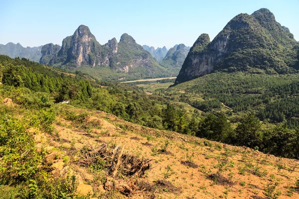 Kalksteinfelsenlandschaft — Stockfoto