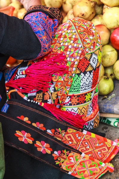 Tribal traditionele doeken in china — Stockfoto