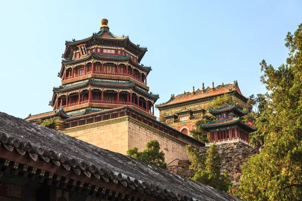 The summer palace in the city of Beijing — Stock Photo, Image