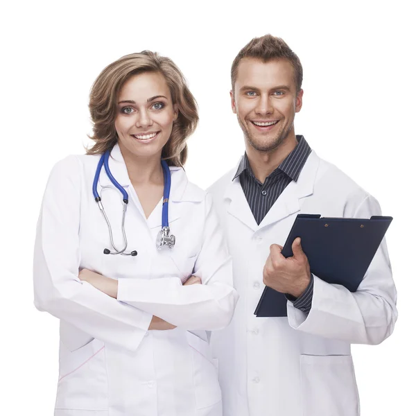 Portrait of a smiling doctors — Stock Photo, Image