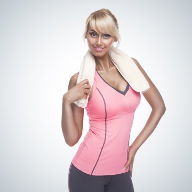 Fitness kadın portresi