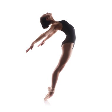 Young balet dancer clipart