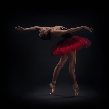 vrouw balletdanser