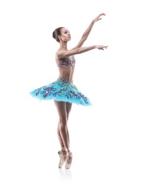 Güzel bale dansçısı.