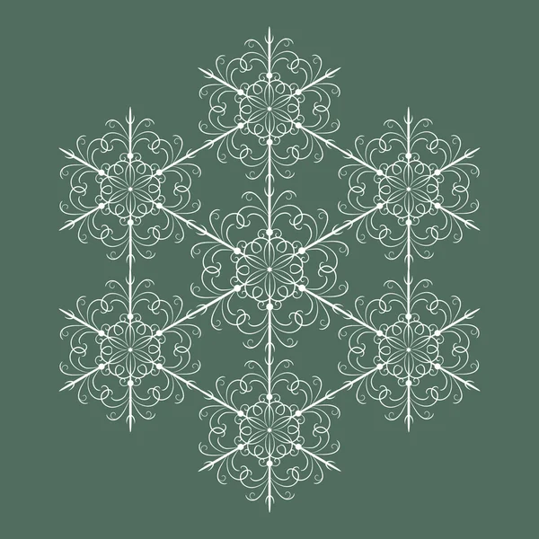 Seamless snowflakes background — Stock Photo, Image