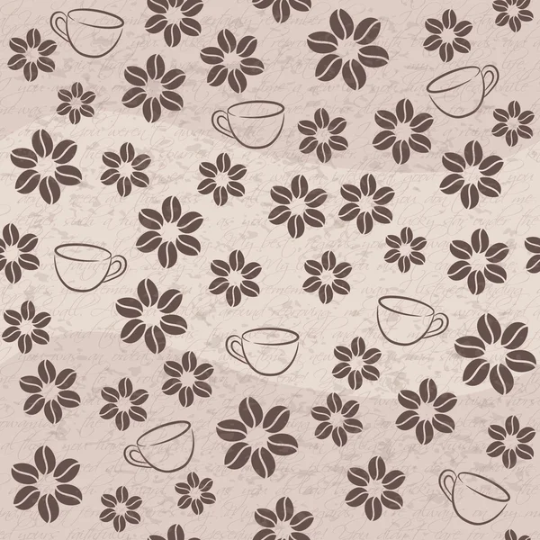 Coffee seamless background — Stock Photo, Image
