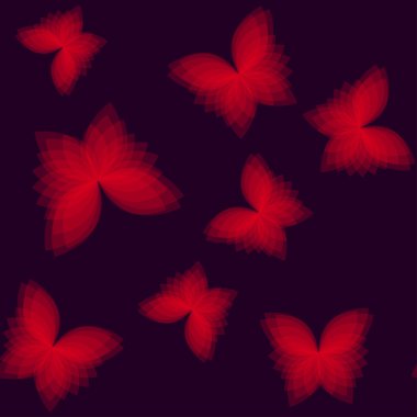 arka plan ile parlak geometrik kelebek.