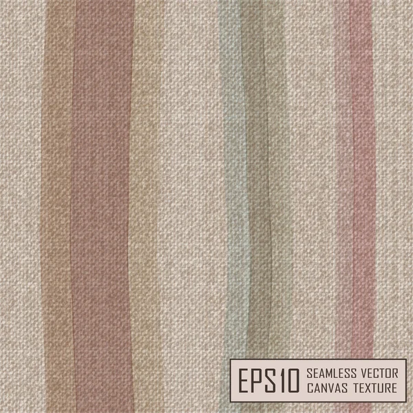 Realistic striped texture of burlap, canvas. — Stock Vector