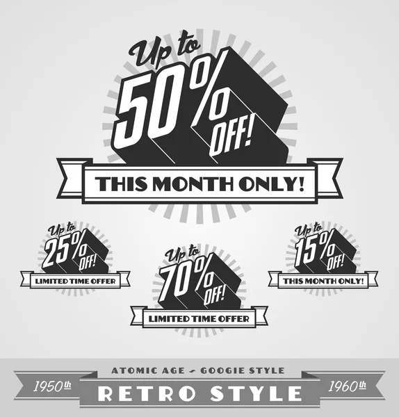 Vintage ve retro etiketleri, logo