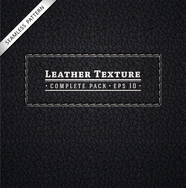 Leder textuur — Stockvector