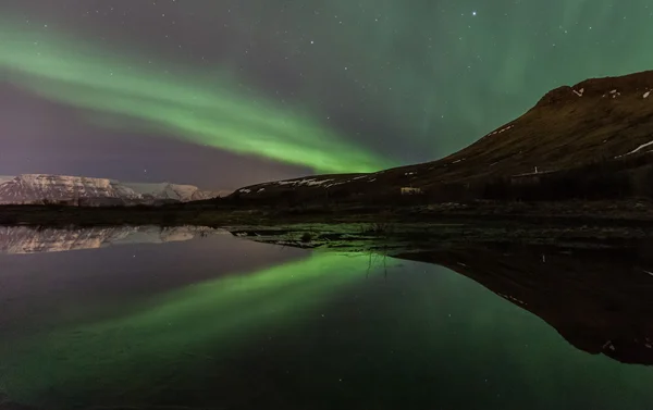 Northern Lights (Aurora borealis) — Stockfoto
