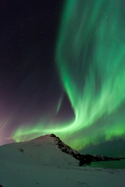 L'aurora boreale Aurora — Foto Stock