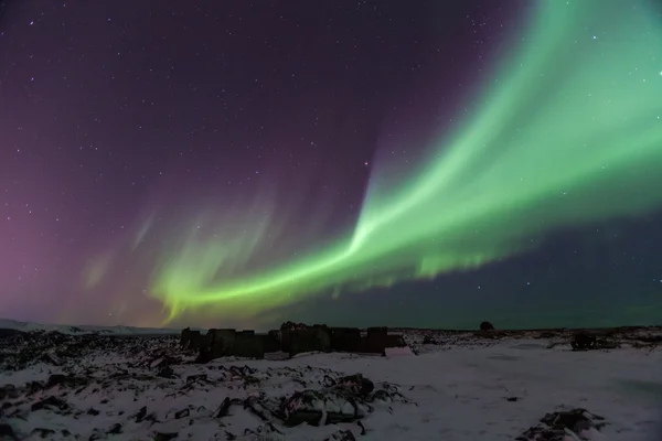 L'aurora boreale Aurora — Foto Stock