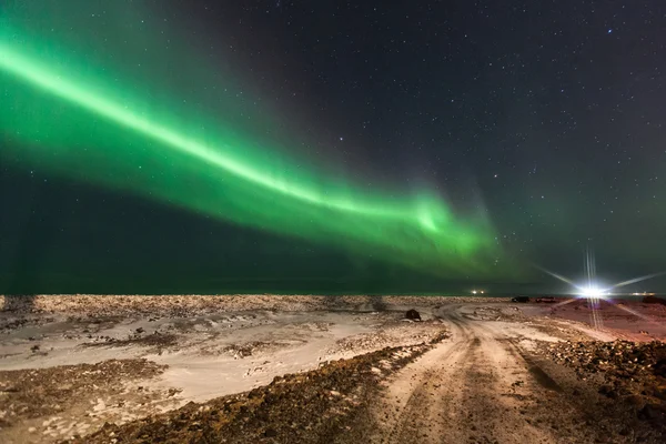 Aurora zorza polarna — Zdjęcie stockowe