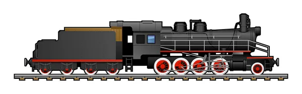 Tren Vintage . — Vector de stock