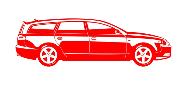 Station wagon. — Stock Illustration Station wagon. Royalty Free Stock Vectors