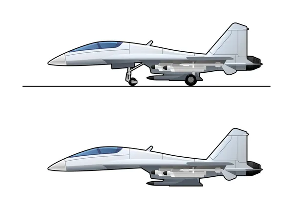 ジェット戦闘機のイラスト ストックベクター ©suricoma 167288842