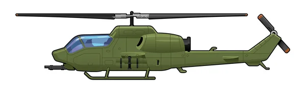 Aanvalshelikopter — Stockvector