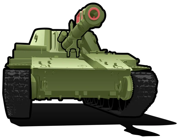 Těžký tank — Stockový vektor