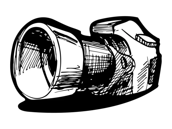 Reflex kamera — Stock vektor