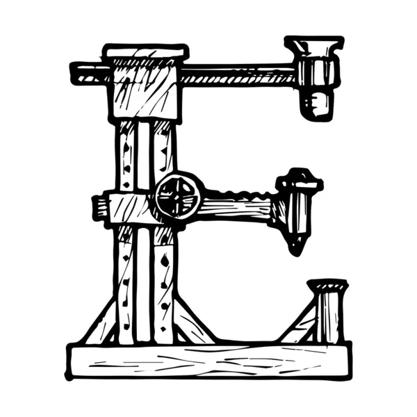 Steampunk fuente — Archivo Imágenes Vectoriales