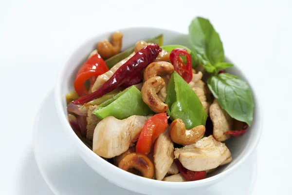 Chicken cashew nuts — Stock Photo, Image