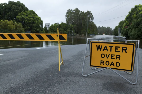 Camino inundado — Foto de Stock