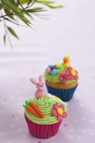 Easter themed cupcakes — Stock Photo, Image