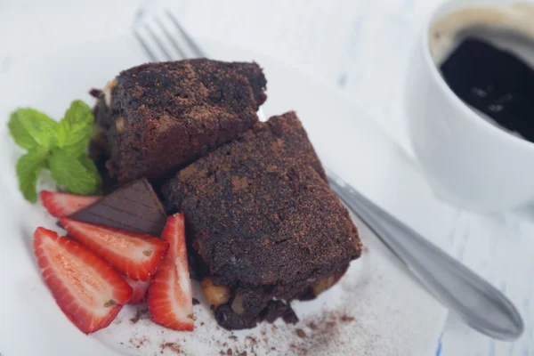 Gluten free brownie — Stock Photo, Image