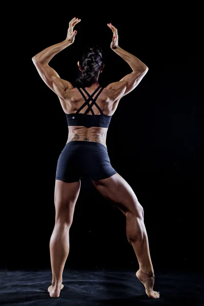 Body builder femminile — Foto Stock