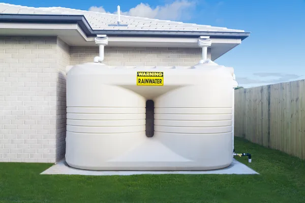 Rain water tank — Stock Photo, Image