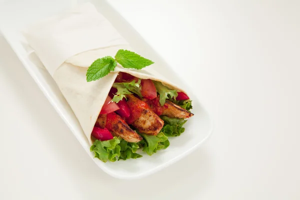 Chicken wrap — Stock Photo, Image