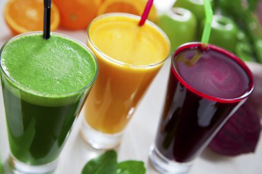 Healthy juices clipart