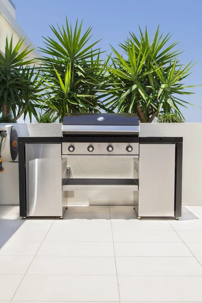 New double barbecue grill — Stock Photo, Image
