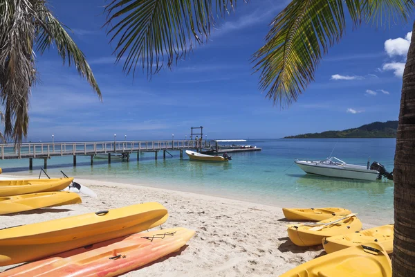 Jetty on island — Stock Photo, Image