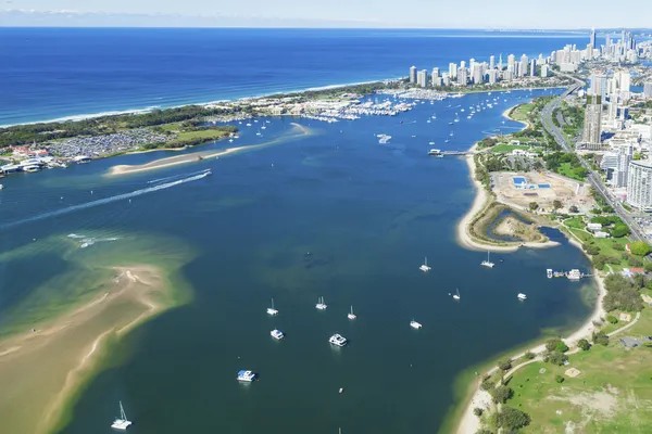 Gold Coast Broadwater — Stockfoto