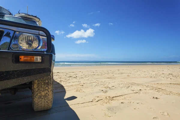Zaparkoval na pláži — Stock fotografie