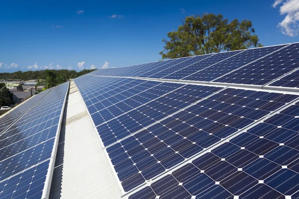 Zonnepanelen — Stockfoto