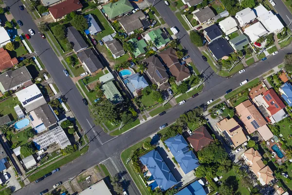 Casas de suburbios — Foto de Stock