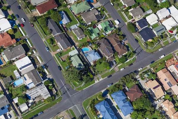 Casas de suburbios — Foto de Stock